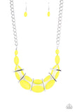 Paparazzi Law of the Jungle - Yellow Necklace Convention 2020 - The Jewelry Box Collection 