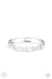 Paparazzi BLING Them To Their Knees - White - The Jewelry Box Collection 