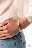 Paparazzi BLING Them To Their Knees - White - The Jewelry Box Collection 