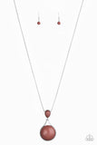 Paparazzi Desert Pools - Brown Necklace Convention 2020 - The Jewelry Box Collection 