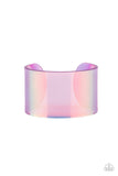 Paparazzi Holographic Aura - Purple Acrylic Bracelet