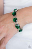 Paparazzi Mind Your Manners Green Bracelet - The Jewelry Box Collection 