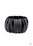 Paparazzi Colorfully Congo - Black Bracelet - The Jewelry Box Collection 