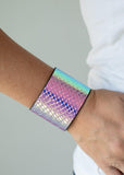 Paparazzi Galactic Galapagos - Pink Wrap Bracelet - The Jewelry Box Collection 