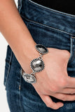 Paparazzi Megawatt - Silver Bracelet Convention 2020 - The Jewelry Box Collection 