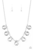 Paparazzi GLOW-Getter Glamour - White Necklace Convention 2020 - The Jewelry Box Collection 