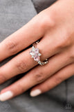 Paparazzi Here You GLOW - Pink Ring October 2020 Fashion Fix - The Jewelry Box Collection 