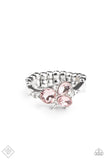 Paparazzi Here You GLOW - Pink Ring October 2020 Fashion Fix - The Jewelry Box Collection 