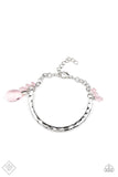Paparazzi Let Yourself GLOW - Pink Bracelet October Fashion Fix 2020 - The Jewelry Box Collection 