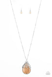 Paparazzi Tangled Gardens - Orange Necklace Convention 2020 - The Jewelry Box Collection 
