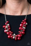 Paparazzi Battle of the Bombshells - Red Necklace Convention 2020 - The Jewelry Box Collection 