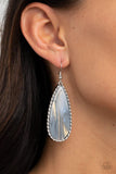 Paparazzi Ethereal Eloquence - Silver Earring - The Jewelry Box Collection 