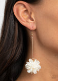 Paparazzi Pearl Swing Big - Gold Earrings