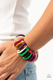 Paparazzi Tropical Tiki Bar - Multi Wood Bracelet