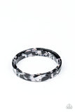 Paparazzi In The HAUTE Zone - Black Bracelet