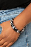 Paparazzi In The HAUTE Zone - Black Bracelet