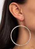 Paparazzi Wide Curves Ahead - Gold Earrings - The Jewelry Box Collection 