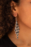 Paparazzi Rural Rainstorms - Black Earrings - The Jewelry Box Collection 