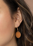 Paparazzi I'm FELINE Good: Brown Necklace - November 2020 Life Of The Party Exclusive - The Jewelry Box Collection 
