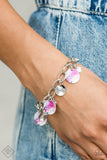 Paparazzi Teasingly Tie Dye - Multi Bracelet Fashion Fix October 2020 - The Jewelry Box Collection 