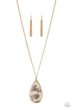 Paparazzi Artificial Animal - Gold Necklace - The Jewelry Box Collection 