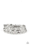 Paparazzi Bracelets Hammered Heirloom - Silver