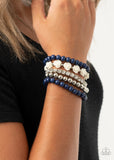 Paparazzi Bracelet Rose Garden Grandeur - Blue