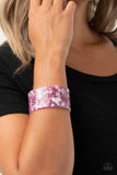 Paparazzi Freestyle Fashion - Pink Acrylic Bracelet - The Jewelry Box Collection 