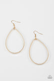 Paparazzi Just ENCASE You Missed It - Gold Earring - The Jewelry Box Collection 