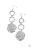 Paparazzi Blooming Baubles - Silver Earrings - The Jewelry Box Collection 
