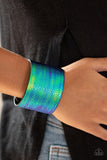 Paparazzi Cosmo Cruise - Blue Wrap Bracelet - The Jewelry Box Collection 