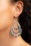 Paparazzi Break Out In Tiers Multi Earring - The Jewelry Box Collection 