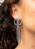 Paparazzi Dazzle by Default - Black Earrings
