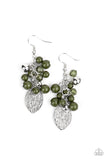 Paparazzi Fruity Finesse - Green Earring - The Jewelry Box Collection 