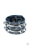 Paparazzi Safari Scene - Blue Wrap Bracelet