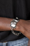 Paparazzi Raw Radiance - Silver Bracelet - The Jewelry Box Collection 