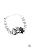 Paparazzi Raw Radiance - Silver Bracelet - The Jewelry Box Collection 