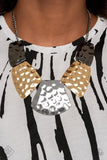 Paparazzi HAUTE Plates Necklace Fashion Fix November 2020 - The Jewelry Box Collection 