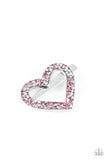 Paparazzi Love is a Battlefield - Pink Hair Clip