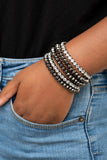 Paparazzi Best of LUXE - Black Bling Bracelet