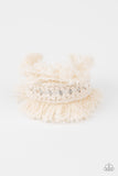 Paparazzi Homespun Hardware - White Bracelet