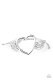 Paparazzi Playing With My HEARTSTRINGS - Silver Bracelet