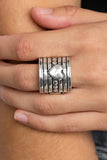 Paparazzi Dont Lose Heart - Silver Ring