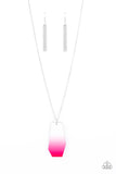 Paparazzi Watercolor Skies - Pink Necklace