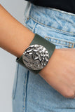 Paparazzi The Future Looks Bright - Green Wrao Bracelet - The Jewelry Box Collection 