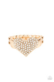 Paparazzi Heart of BLING - Gold Ring
