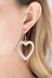 Paparazzi Earrings GLISTEN To Your Heart - Gold