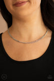 Paparazzi Need I SLAY More - Silver Choker Necklace