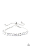 Paparazzi Red Carpet Rival - White Bracelet