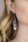 Paparazzi Hear Me Shimmer - Silver Earring